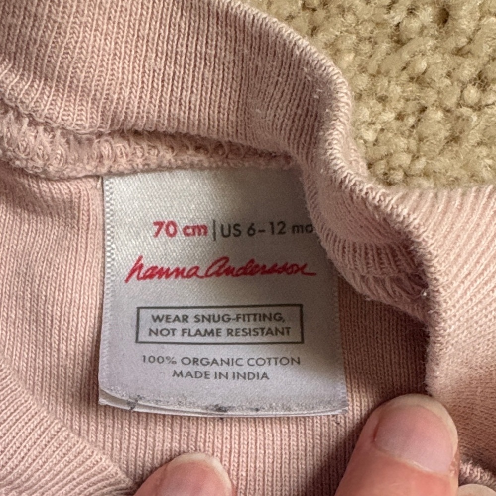 Moving, MUST SELL! Hanna Andersen 6-12 mo PJs - Picture 2 of 2